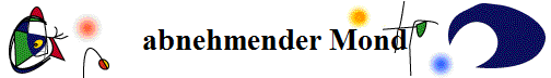 abnehmender Mond