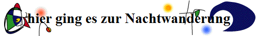 hier ging es zur Nachtwanderung